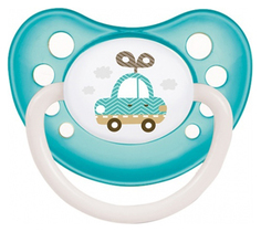 Пустышка силиконовая анатомическая Canpol Babies Toys 0-6 мес 23/259 Бирюзовая
