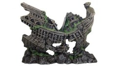 Декорация для аквариума, для террариума Deksi Корабль 531, пластик, 50х40х10 см