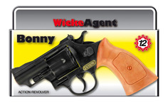 Пистолет игрушечный Bonny 12-зарядные Gun, Agent 238mm, упаковка-короб Sohni Wicke