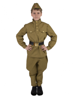 Костюм Солдат с брюками-галифе детский (саржа), Вестифика, р. 116-122