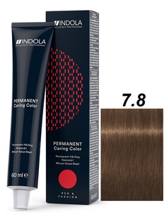 Крем-краситель Indola RED & FASHION 7.8 средний русый шоколадный 60 мл