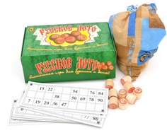 Настольная игра "Русское лото" ОБЪЕДОВСКАЯ ФАБРИКА "ИГРУШКИ"