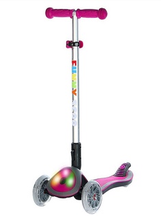Самокат Funny Scoo Glow FL MS-945 розовый