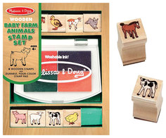 Набор печатей для творчества Melissa and Doug животные с фермы