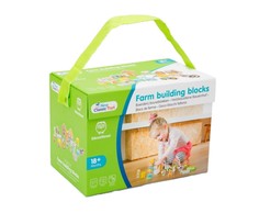 Кубики "Ферма" New Classic Toys
