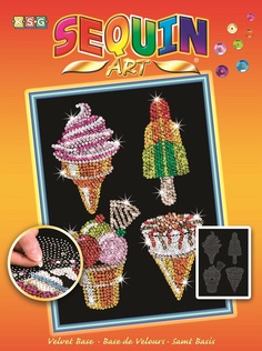 Мозаика из пайеток KSG Sequin Art Мороженое