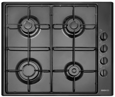 Встраиваемая варочная панель газовая Beko HIZG 64120 B Black