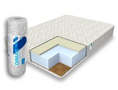 Матрас DIMAX Практик Чип Ролл 18 латекс кокос 80x190