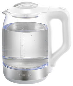 Чайник электрический Supra KES-1890G White/Silver