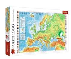 Пазл Trefl Физическая карта Европы, 1000 эл. ТR10605