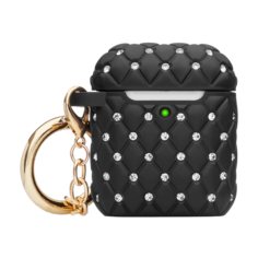 Чехол Deppa TPU Crystal для AirPods 1/2 Black