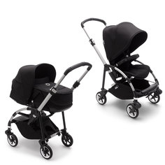 Bugaboo bee6 коляска 2 в 1 alu/black/black