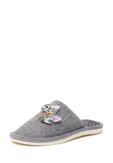 Домашние тапочки женские Smile of Milady A-82-187-12 серые 37 RU