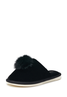 Домашние тапочки женские Smile of Milady 148-155-01 черные 39 RU