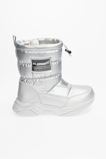 Дутики Flamingo для девочек цв. серебристый р-р. 34