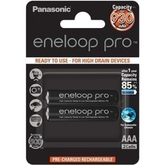 Батарейки Panasonic Eneloop PRO BK-4HCDE/2BE AAA, 2 шт