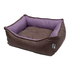 Лежанка для кошек Foxie Colour замша 52x41x10см фиолетовый