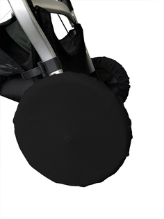 Чехлы на колеса коляски sfer.tex черные 32 см, 4 шт