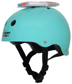 Шлем защитный с фломастерами Wipeout Teal Blue (M 5+)