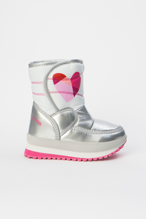 Дутики детские Agatha Ruiz De La Prada, цв. серебристый р.30