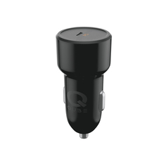 Автомобильное зарядное устройство QUB QCPDBLK (1 Type-C Power Delivery, цвет черный)