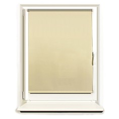 Штора рулонная светонепроницаемая (Блэкаут) BRABIX 120х175 см, кремовый серебро, 606018