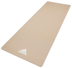 Adidas Коврик для йоги Adidas ADYG-10100VG цвет светло-серый