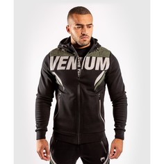 Толстовка Venum Impact черная/хаки S