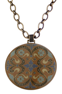 Колье женское Clara Bijoux B69588.18.CGM, горячая эмаль