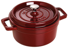 Кастрюля Staub Кокот круглый 20 см 2,2 л Гранатовый