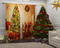 Фотоштора Сирень srn357023 разноцветный 145х260