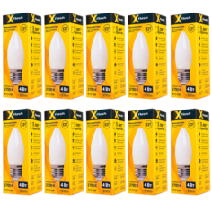 Лампочка светодиодная XF-E27-FLM-C35-4W-2700K-230V, Арт.: 48519 10 штук