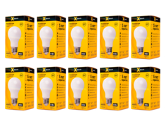 Лампочка светодиодная XF-E27-FLM-A60-8W-4000K-230V, Арт.: 48182 10 штук