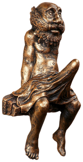 Хорошие сувениры Консоль-навес "Дед в полотенце" 34,5х22х12,5см 3954678