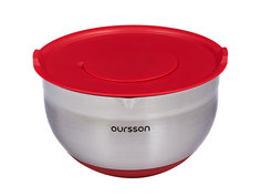 Миска для смешивания с крышкой Oursson BS4002RS/RD