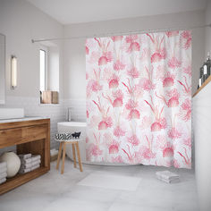 Шторы для ванной JoyArty «Морское дно» 180x200