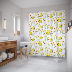 Штора для ванной JoyArty «Яркие поливалки» 180x200