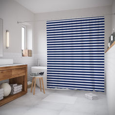 Шторы для ванной JoyArty «Стиль моряка» 180x200