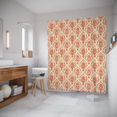 Шторы для ванной JoyArty «Цветочный успех» 180x200