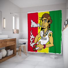 Шторы для ванной JoyArty «Дым растамана» 180x200 см