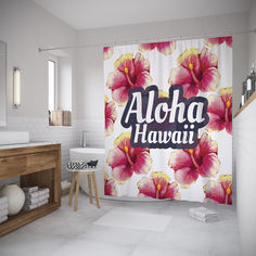 Штора для ванной JoyArty «Алоха Гавайи» 180x200
