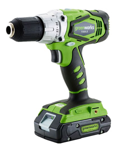 Аккумуляторная дрель-шуруповерт Greenworks G24DD 3701507 без аккумулятора и з/у
