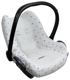 Чехол в автокресло Xplorys Dooky seat cover Light grey crowns