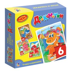 Набор пазлов Дрофа-Медиа Дракончики 2200