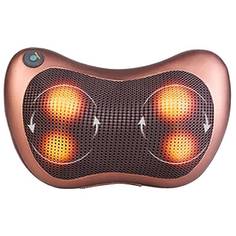 Массажная подушка с подогревом для шеи и спины Massage Pillow (4 ролика) Car&Home