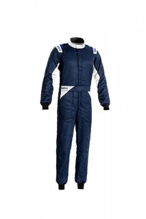 Комбинезон для автоспорта SPRINT, FIA, тёмно-синий/белый, р-р 54 Sparco 00109254BMBI