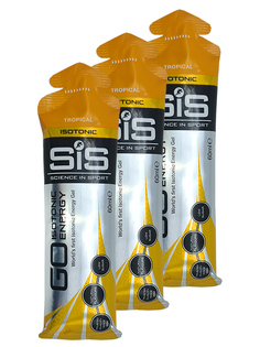 Изотонический гель SiS Go Isotonic Energy, 3 x 60 мл, tropical fruit