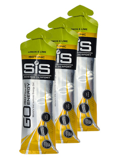 Изотонический гель SiS Go Isotonic Energy, 3 x 60 мл, lemon/lime