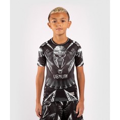 Рашгард детский Venum Gladiator 4.0 Black/White S/S