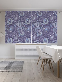 Шторы под лён «Живые лепестки», серия Oxford DeLux, 290х180 см Joy Arty